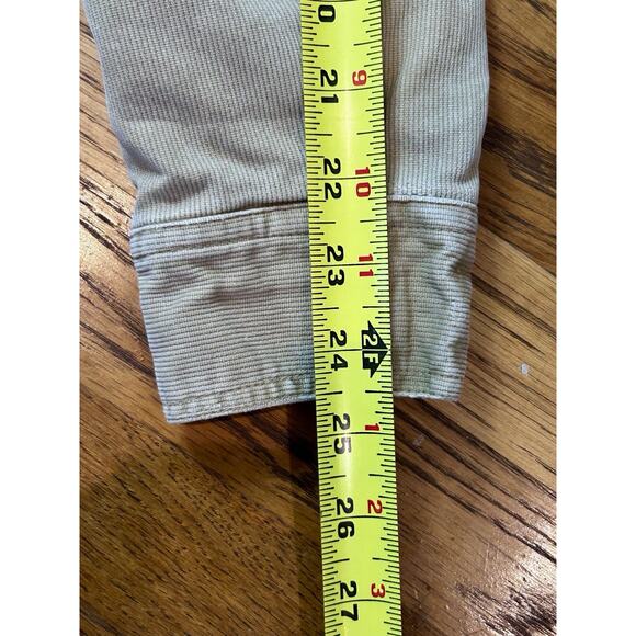 Fossil Brand Jeans Corduroy Full Zip Trucker Jacket With Green Liner Small VTG - Picture 9 of 12